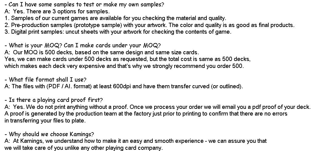 FAQ