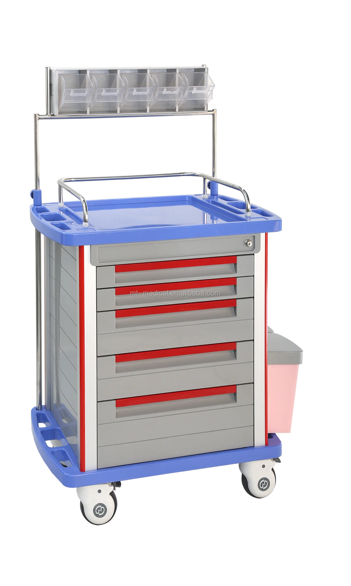 Commerical funiture general use hospital ABS anesthesia trolley