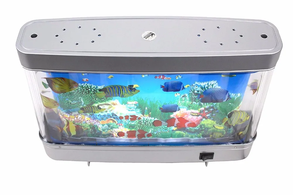 Lámpara Decorativa Para Acuario,Luz Tropical Artificial Con Movimiento ...