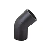 butt fusion hdpe pipe fittings bend 45 degree elbow