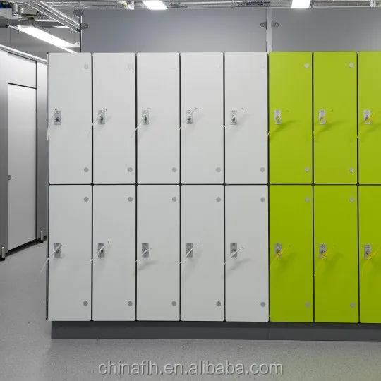 Colorful Hpl Laminate Lockers Storage Cabinets Single Side School ...