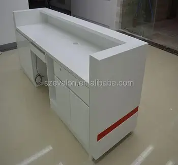 China High Quality Art Design Front Desk Countertop Reception