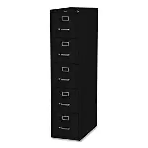 Lorell * Vertical File, 5-Drawer, Ltr, 15"x26-1/2"x61-3/8", Black, Sold as 1 Each