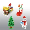 New Arrival Toys Hobbies Nanoblock Anime Christmas Toys 3D Model Building Brick Micro Educational Toys For Kid