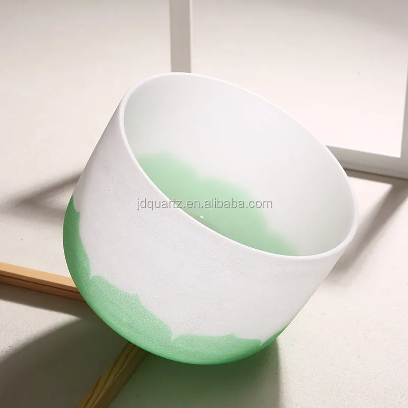 Chakra Crystal Singing Bowl with Lotus (112)