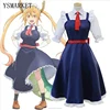 Miss Kobayashi's Dragon Maid Tohru Cosplay Costume Kobayashi san Chi no Maid Dragon Dress Uniforms Halloween Party Wear E5458