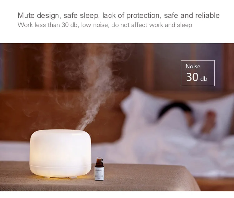 Benice Muji Home Use Aromatherapy Air Humidifier Led Colorful 300ml