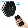 Hidden spy camera wifi mini alarm clock colorful light camera price