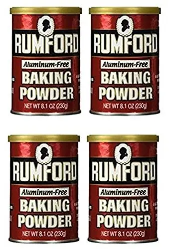 Rumford Baking Powder, 8.1 ounce (Pack of 4)
