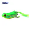 60mm 15g Topwater Soft Frog Fish Fishing Lure Silicone Snakehead Baits