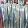 0.5mm Blue Gold Tint Transparent Reflective PVC Composite Dichroic Iridescent Double Side Lamination Film