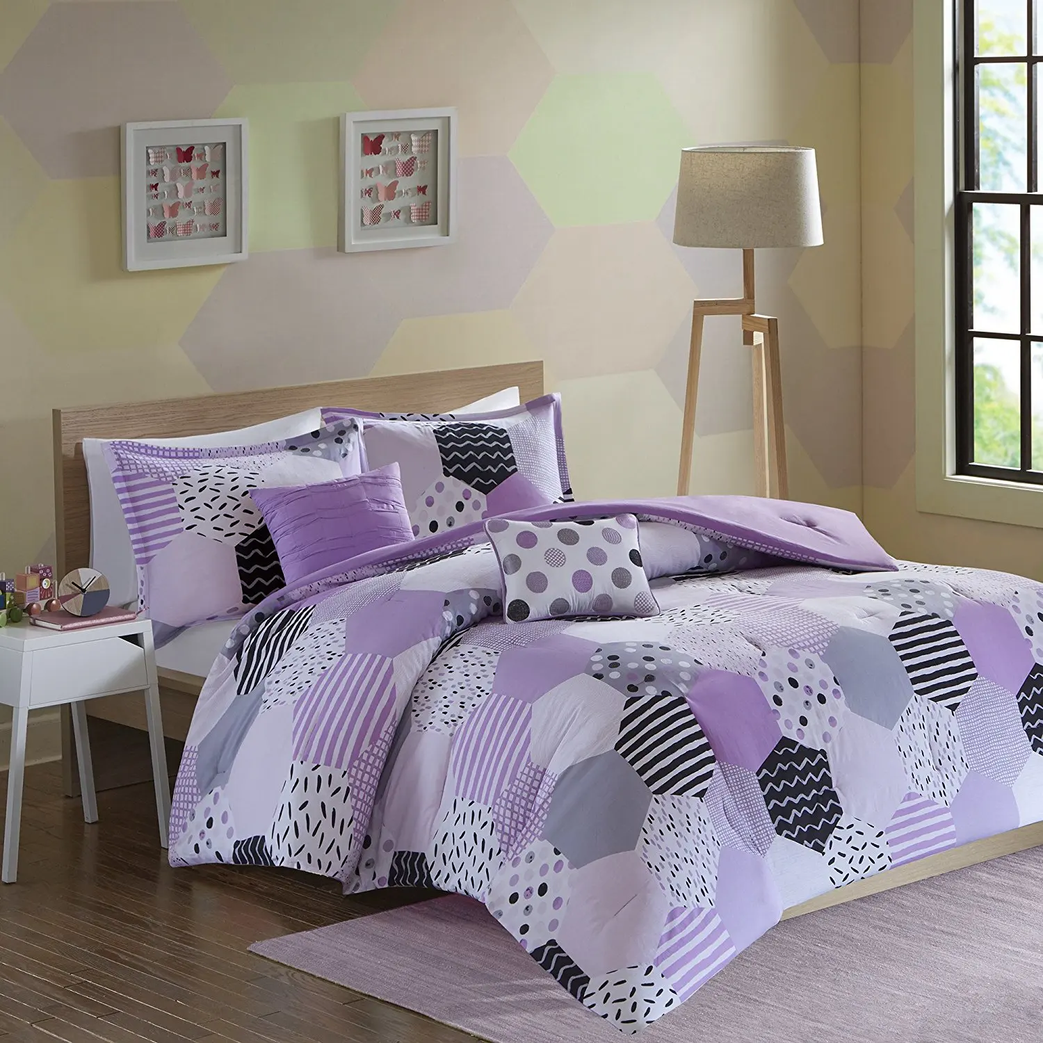 girls purple comforter