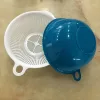 plastic 2pcs round colander