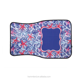 Monogrammed Lilly Pulitzer Inspired Car Floor Mats Monogrammed