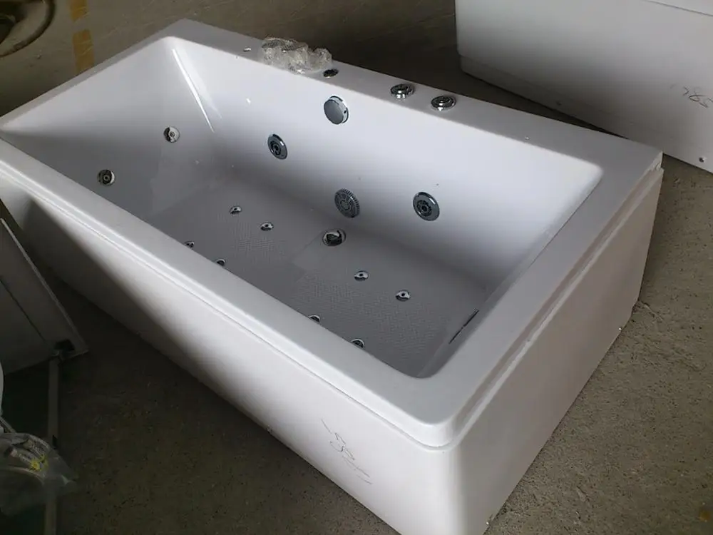 Manufacturer Hot Sale Black Whirlpool Bathtub With Eu Style In Best