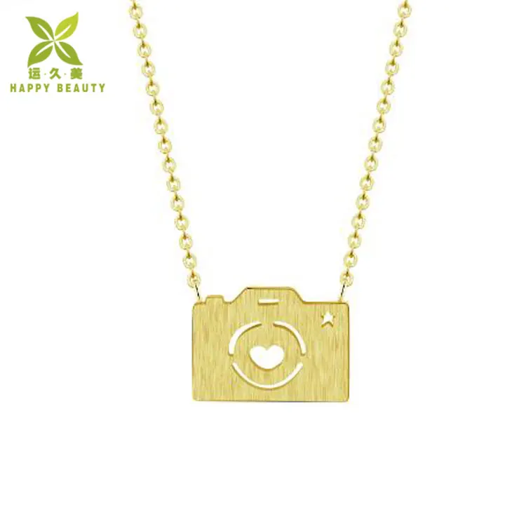 Stainless Steel Gold Silver Hidden Camera Pendant Necklace Jewelry Buy Hidden Camera Necklace