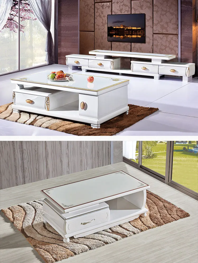 Contemporary Coffee Table Standard Size Small Tea Table With Low Price