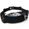 Water resistant waist pack,close-fitting waist bag with reflective strip