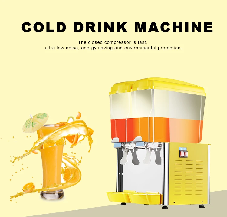 China Factory Commercial Electric Beverage Dispenser Juice/soda Cold