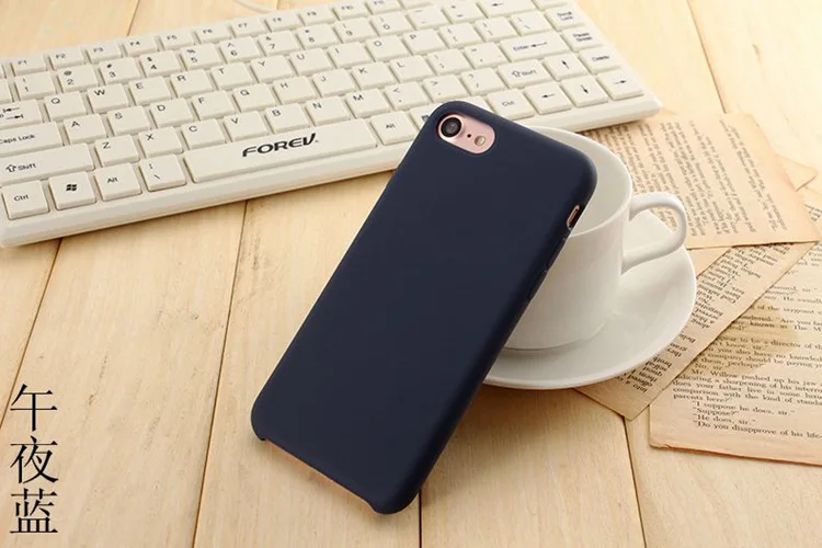 Shockproof Soft Liquid Silicon Rubber Gel Cover Microfiber Cloth Phone Case For iPhone 6 7 8 11 Plus X XS XR Max