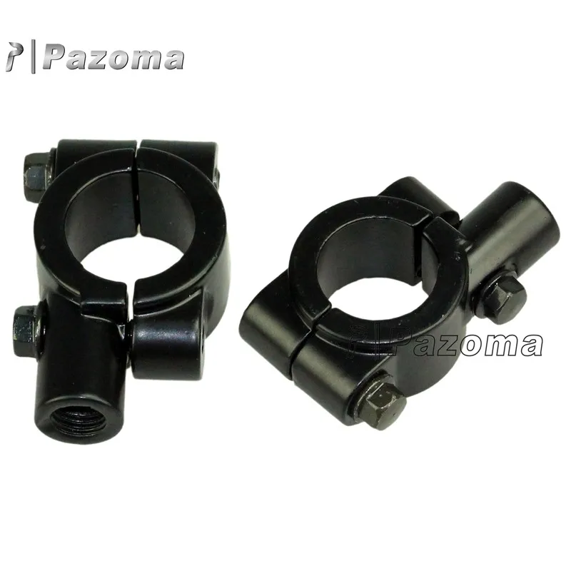 High Quality Universal Motorcycle Handlebar Mirror Mount Adapter 10mm 7/8" Aluminum Clamp Buy