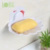 Wall mounted ABS creative shells plastic soap case max load 4kg