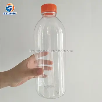 1000ミリリットル卸売ミルクボトルクリアプラスチックボトル1リットル