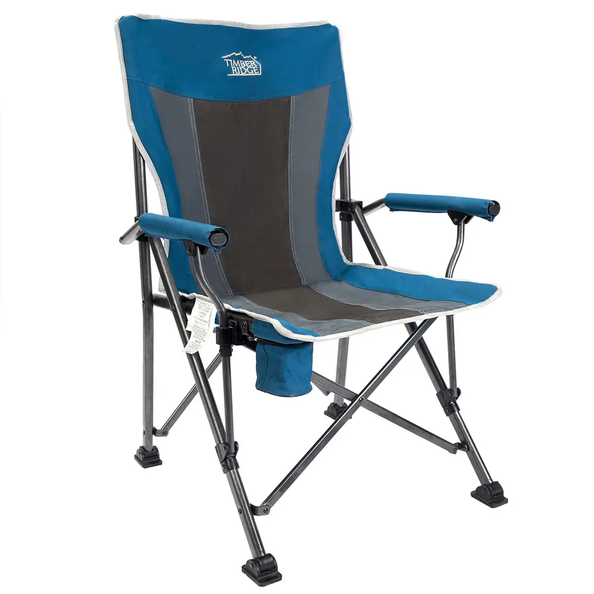 Buy Timber Ridge Camping Chair Ergonomic High Back with Carry Bag