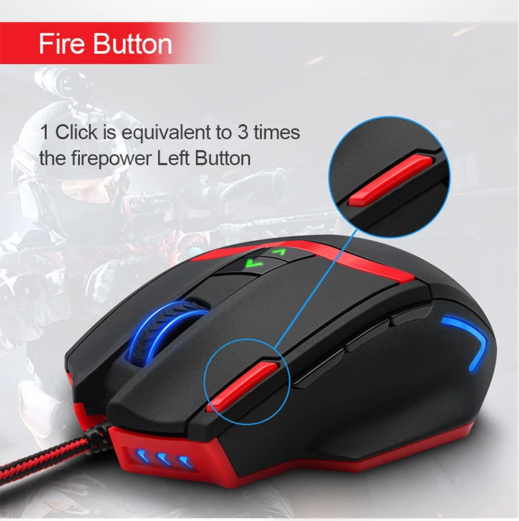 High Quality  M801 Bring You The Perfect Game Experience Gaming Mouse