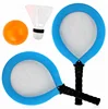 neoprene plastic Children badminton racket cricket beach paddle ball set wiht 2 balls