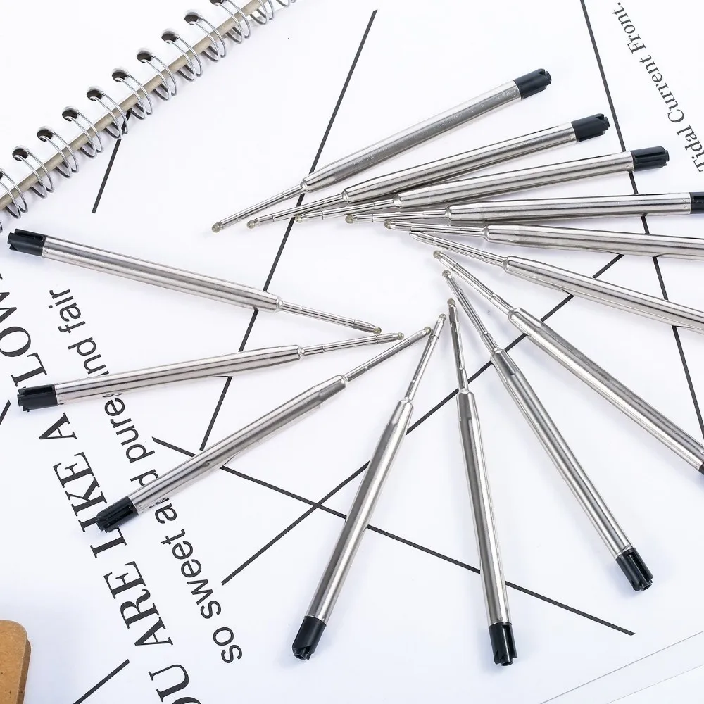 Ballpoint Pen Refills For Pens Metal Refill Smooth Writing Ball Point