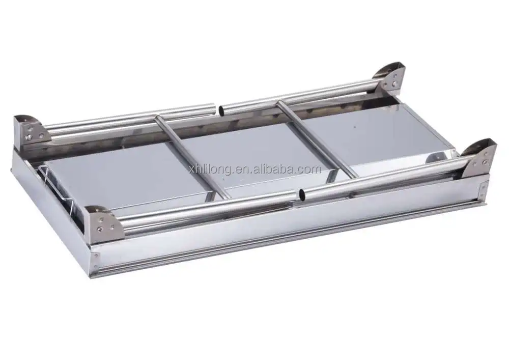 Outdoor Picnic Stainless Steel Charcoal Drawer Design Bbq Grill