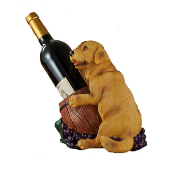 樹脂犬の置物子犬ワインボトルホルダー Buy 購入ワインラック 動物ワインラック 犬の置物子犬ワインラック Product On Alibaba Com