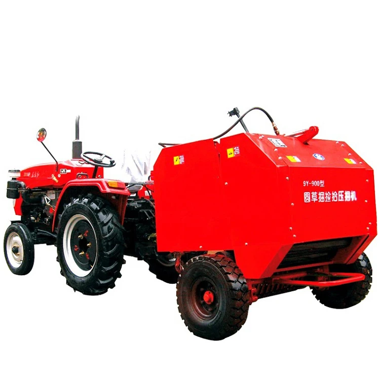 New Type Mini Round Hay Baler With Tractor Driven Buy Corn Straw