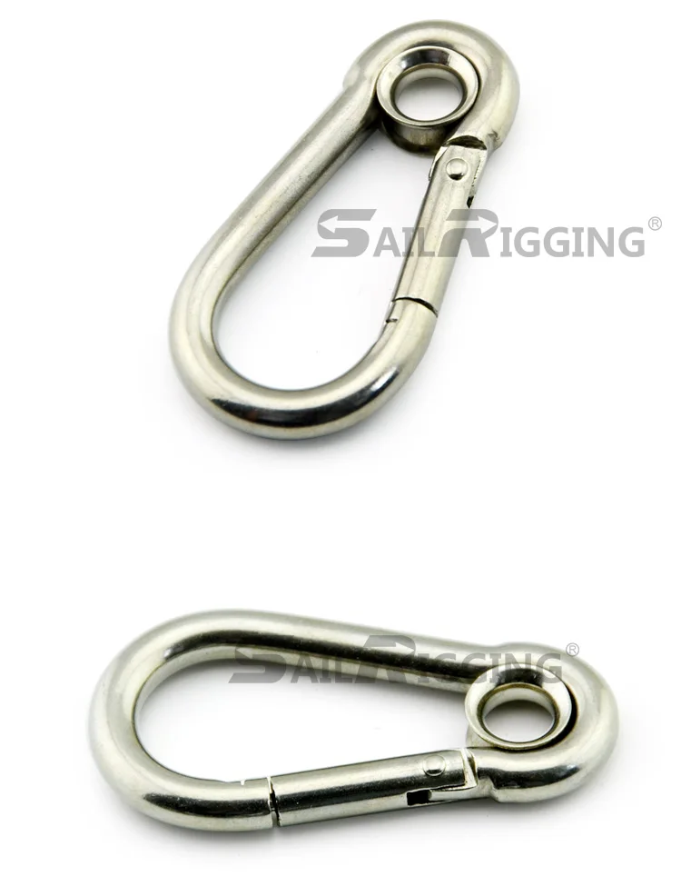 Carabiner Rope Eye Bolt Stainless Steel Snap Hook With Eyelet Buy