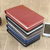 Stationery small pocket notebook A7 PU leather notepad business work note book daily memo planner with calculator