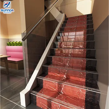 Non Slip Contemporary Indoor Commercial Decorative Porcelain Stair Non Slip Contemporary Indoor Commercial Decorative Porcelain Stair Treads And Risers Staircase Step Ceramic Floor Tiles