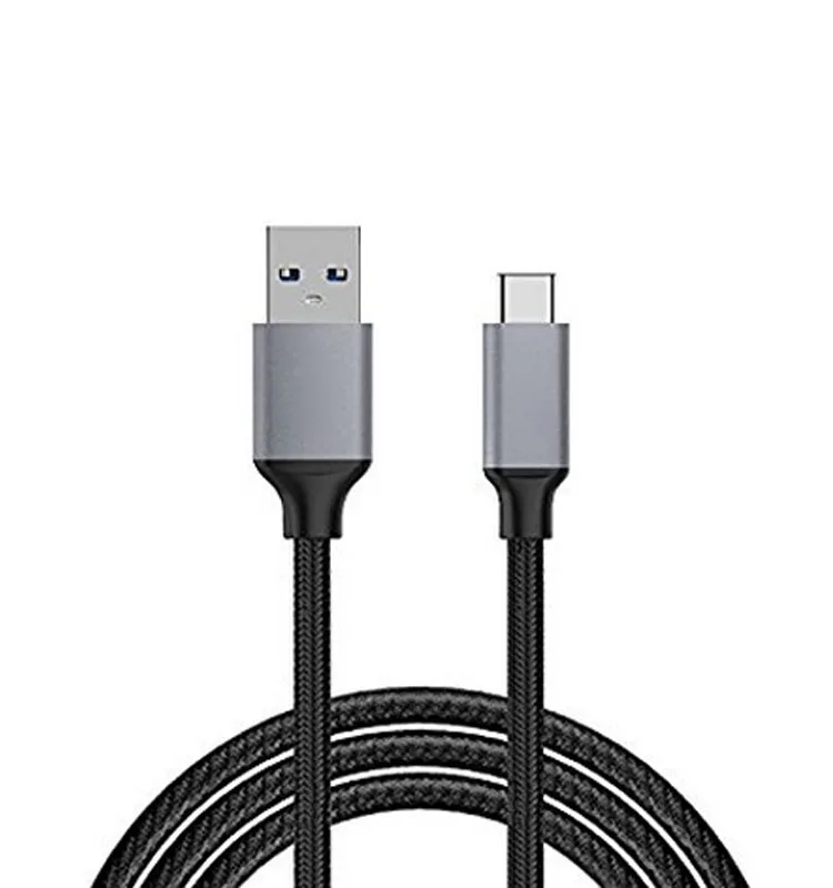 USB-C to USB 3.0 Cable Braided Nylon (3-Pack 3.3ft/1m) for Galaxy S8, Nexus 6P 5X, Google Pixel, LG G5 V20, HTC 10 - ANKUX.COM