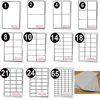 A4 Self Adhesive Address Label 44-up labels (50sheets 2200labels) 48.5*25.4mm shipping label amazon fba