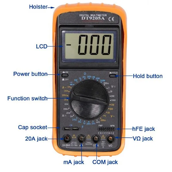 Dt9205a Low Price Digital Multimeter - Buy Low Price Digital Multimeter ...