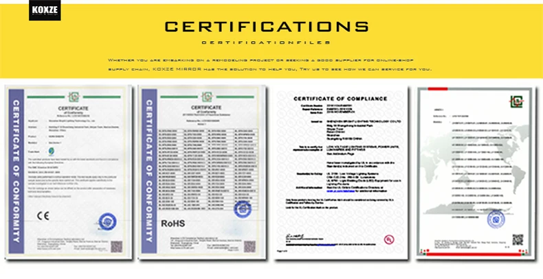 KOXZE certifications