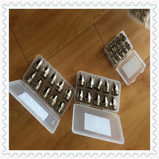 Plasma cutting nozzle and electrode used for P80 plasma cutting torch