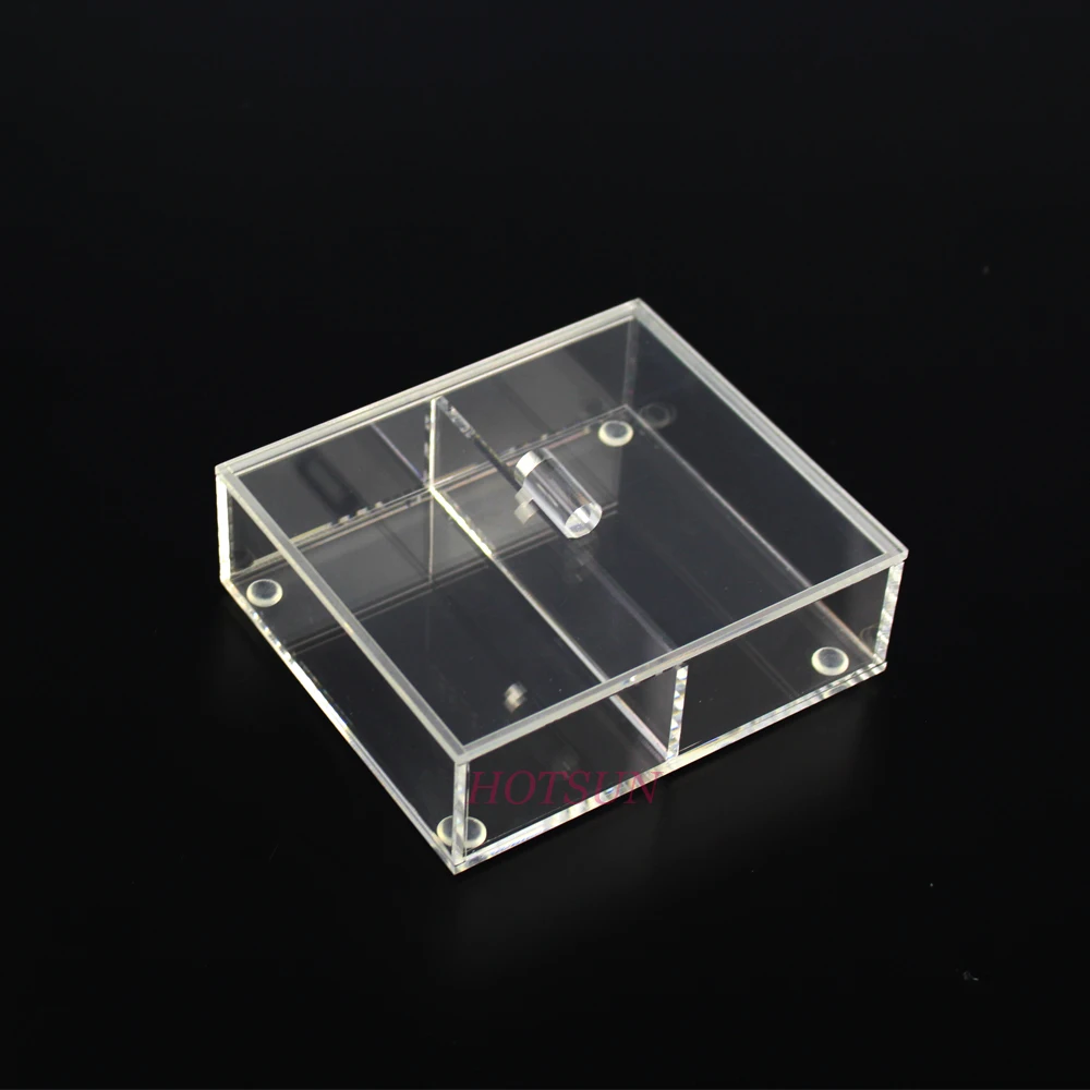 small acrylic box
