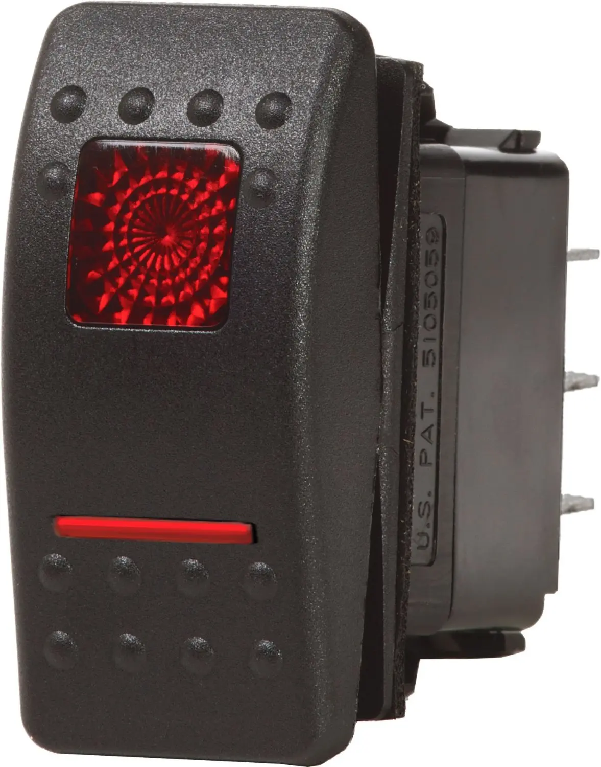Blue Sea Systems Water Resistant Black Contoura II Switches