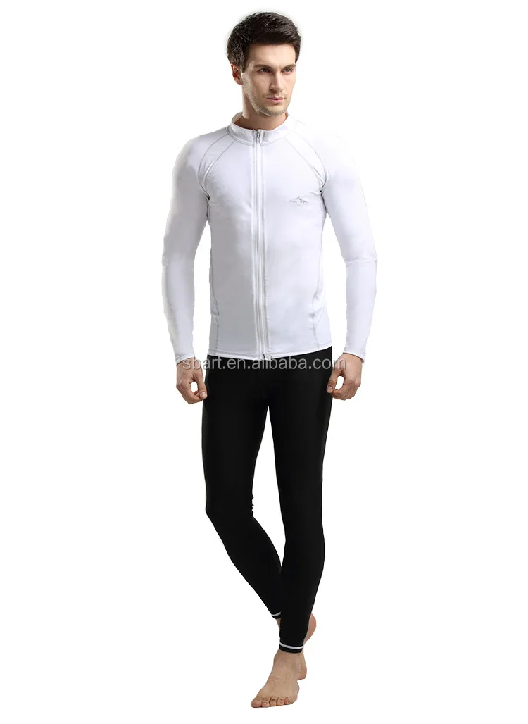 Long Sleeve Diving Upf 50 Fabric Diving Suit Men Swimming Suit