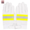 Sheepskin Fluorescent Strip Safety Relief Firefighting Working Gloves