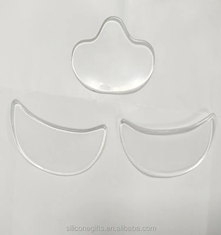 Silicone Chest and eyes and chin  Wrinkle pads