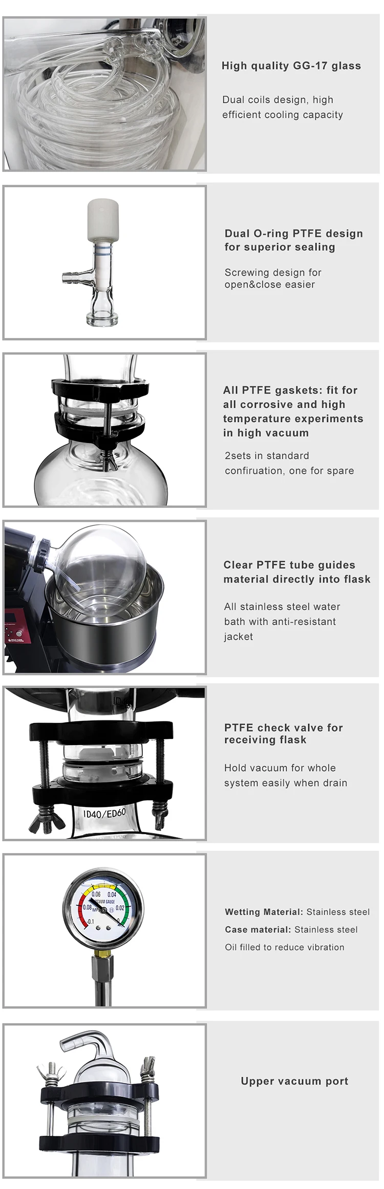 [25 Duties Free] Wtre10 10l Rotary Evaporation Evaporator With