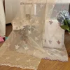 Free samples offered beauty embroidery sheer curtain fabric for home furnishing
