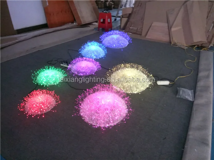 Factory direct sale underwater fiber optic pool star light material also for plaza floor tile decoration